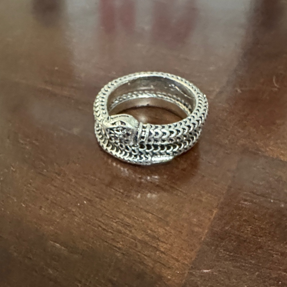 Silver Snake Ring - Picture 2 of 4